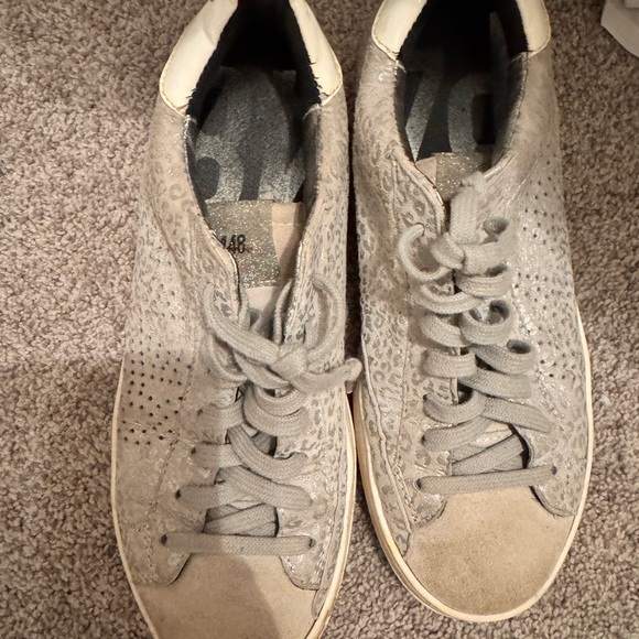 P448 Metallic Leopard Sneakers - Picture 2 of 5